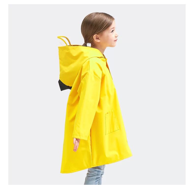 Dinosaur modeling children's raincoat, cute fun