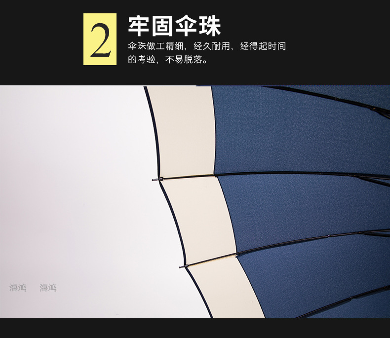 Umbrella 65cm 16K Edge Umbrella Oversized Double Umbrella Sun Umbrella Advertising Umbrella Factory Direct Sales