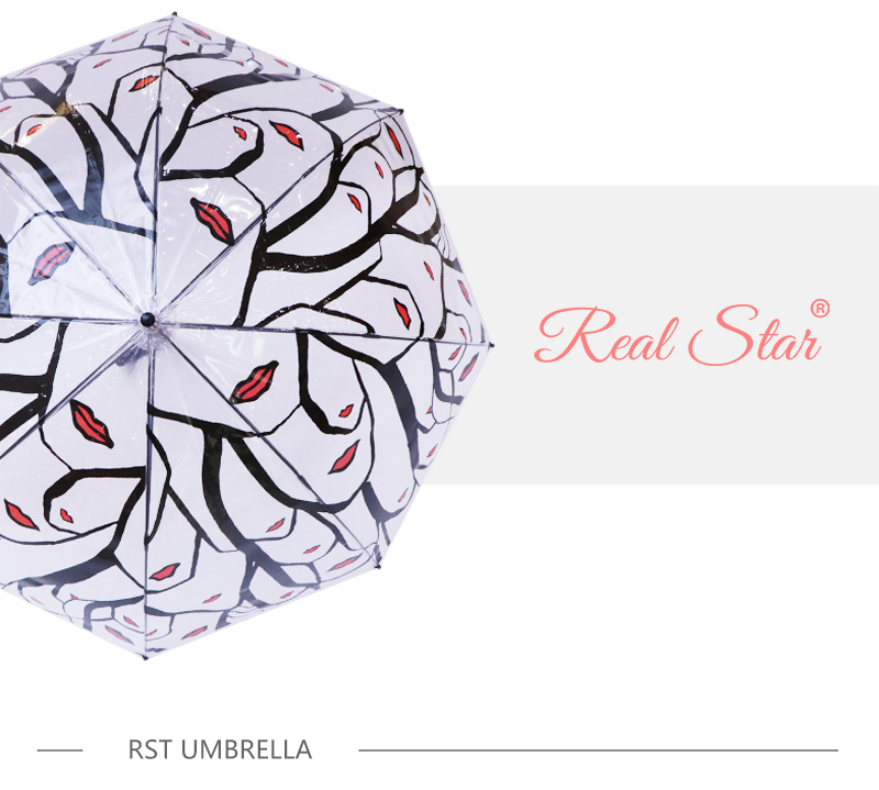 RST913A British birdcage umbrella long handle transparent umbrella Umbrella Tree umbrella art umbrella umbrella