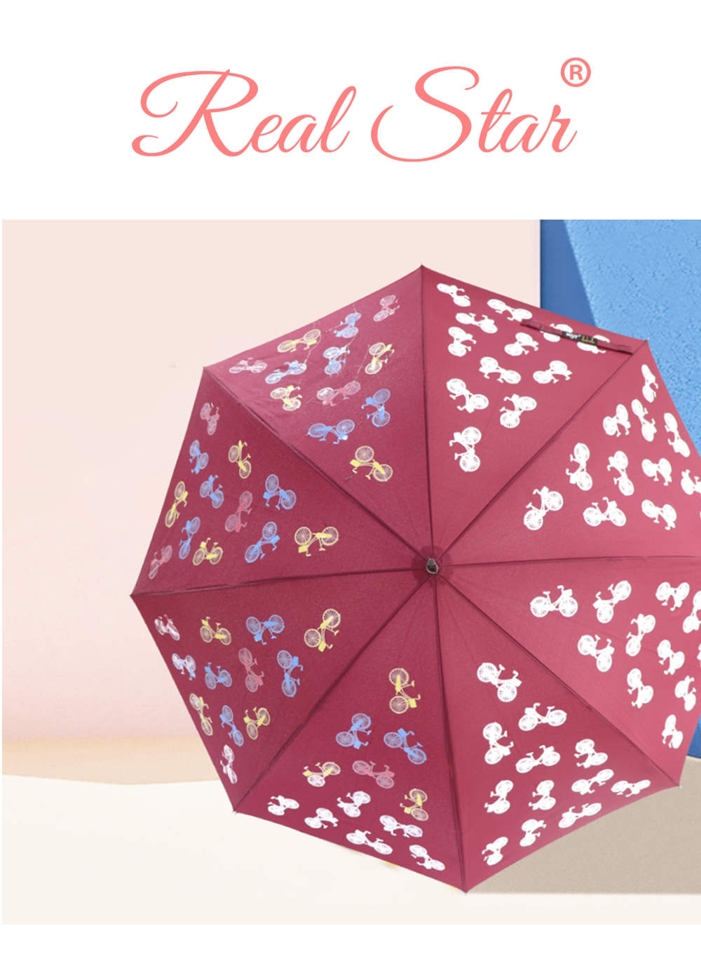 1808 encounter water color umbrella creative long handle umbrella foreign trade umbrella sun umbrella wholesale