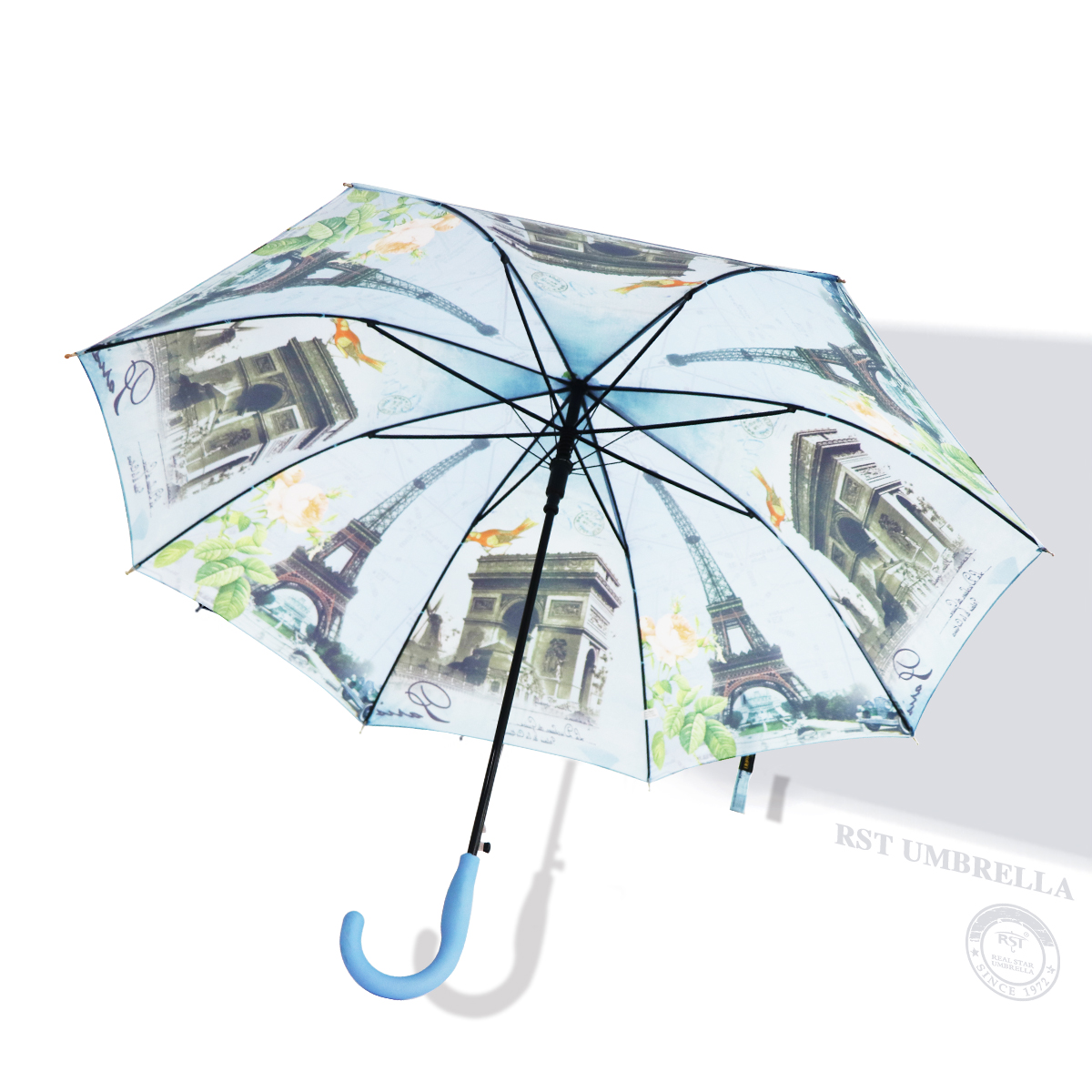 1808 encounter water color umbrella creative long handle umbrella foreign trade umbrella sun umbrella wholesale