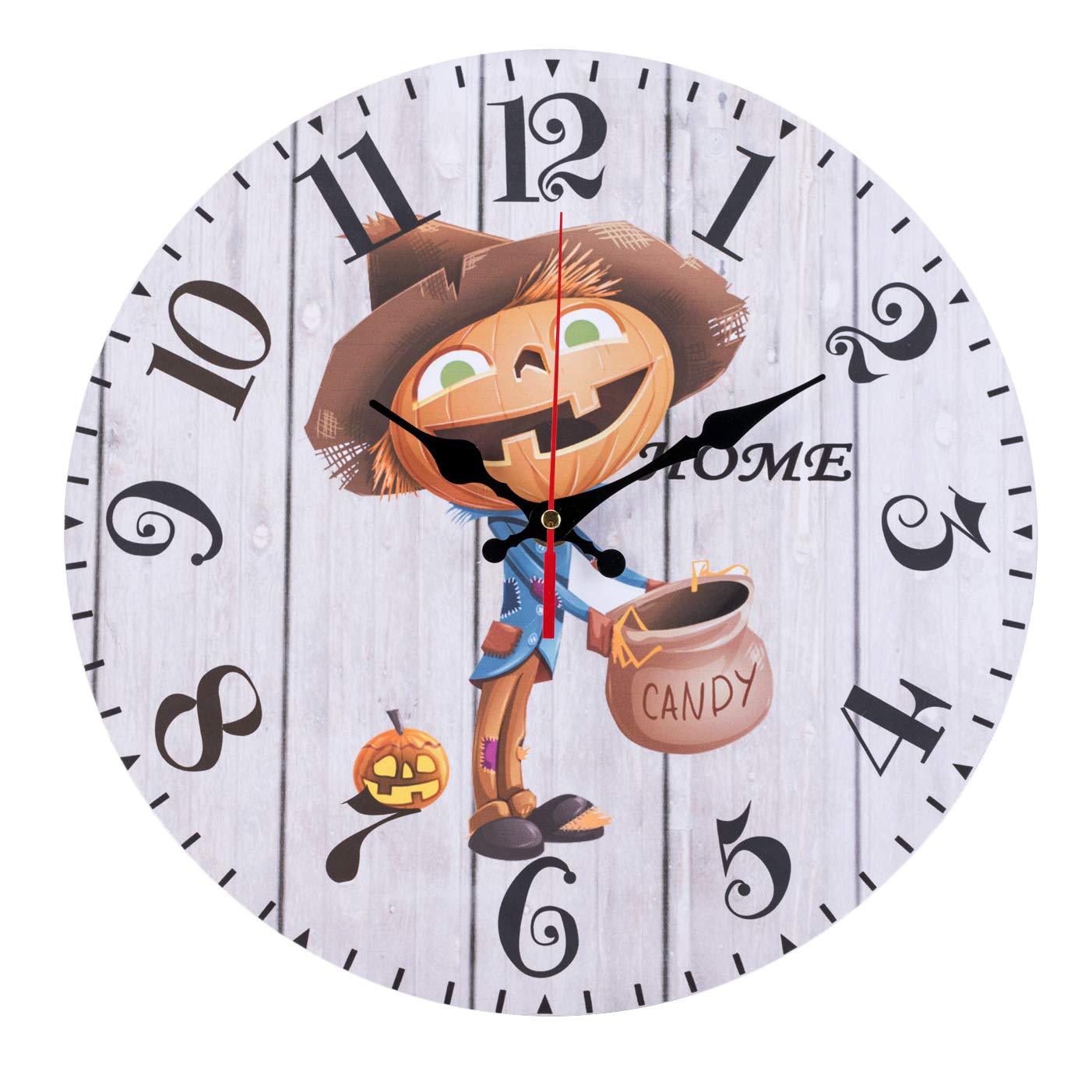 Amazon European Country American Idyllic Living Room Wall Clocks Simple Decorative Wooden Wall Clock Quartz Wall Clocks