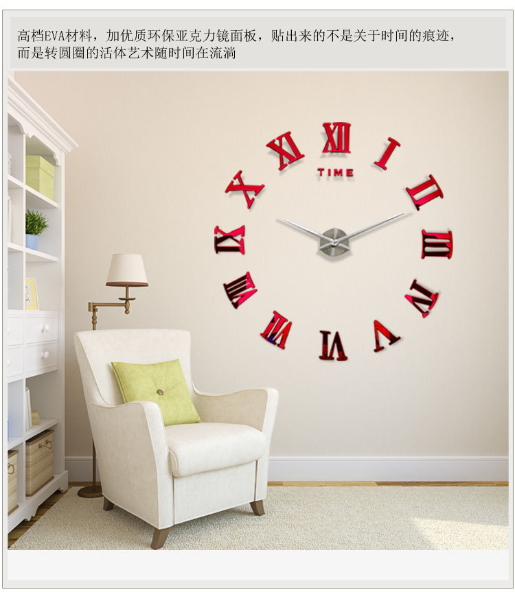 Clocks Digital Wall Clock Pocket Watch Noiseless Clock Wall Clock High-End Background Wall Clock Watch Living Room