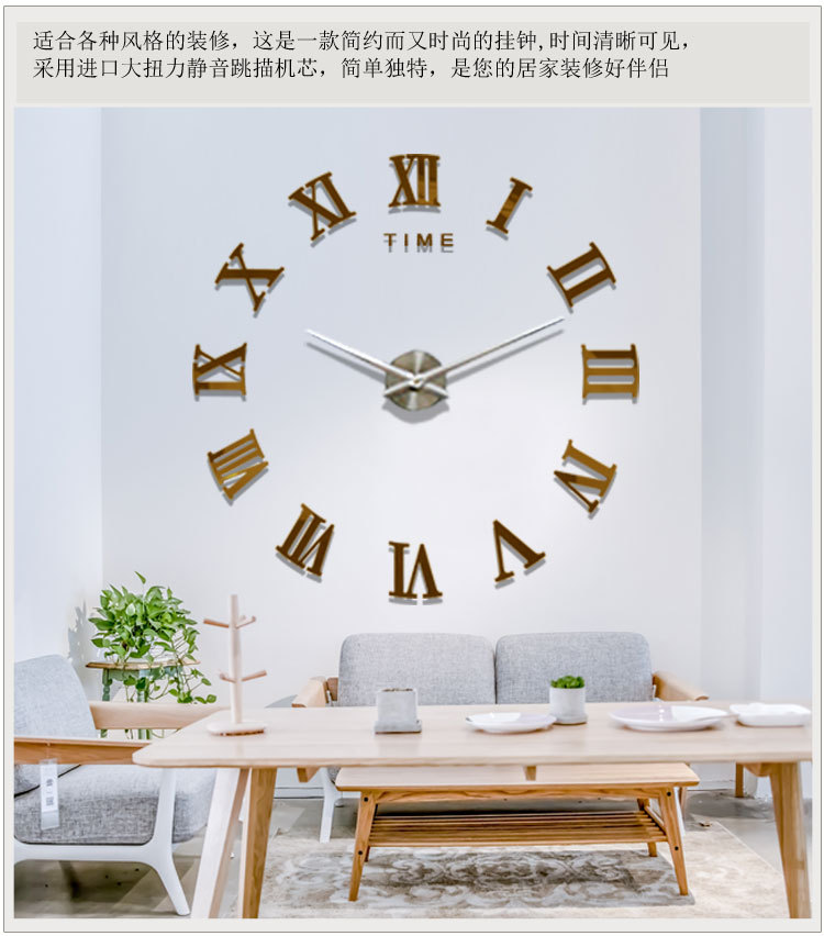 Clocks Digital Wall Clock Pocket Watch Noiseless Clock Wall Clock High-End Background Wall Clock Watch Living Room