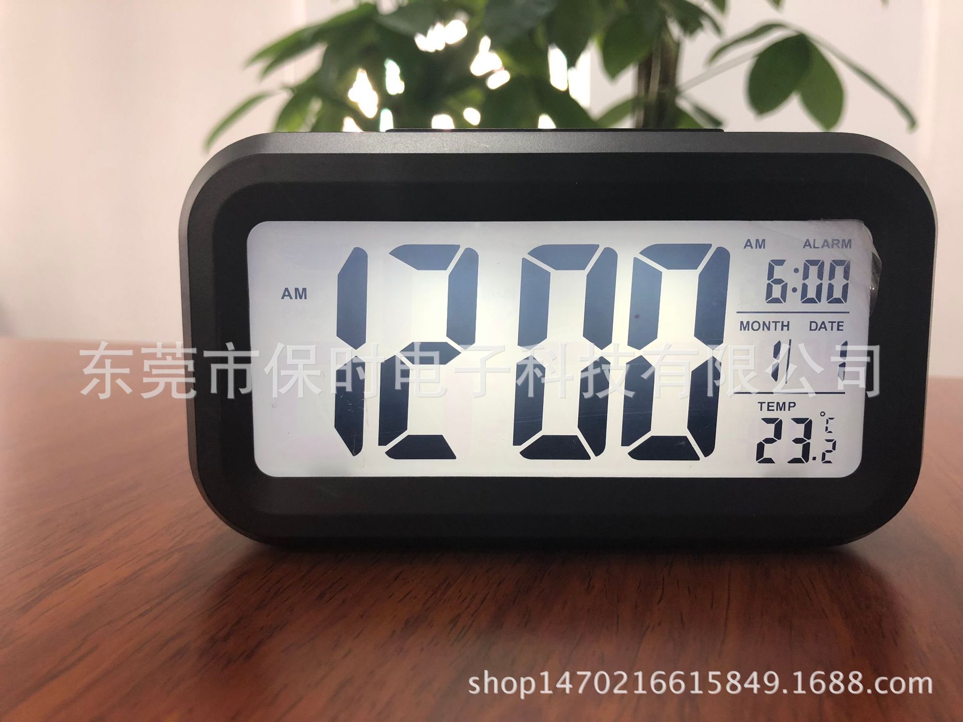 Temperature Version Smart Clock Noiseless Clock Electronic Clock Light Sense Alarm Clocks