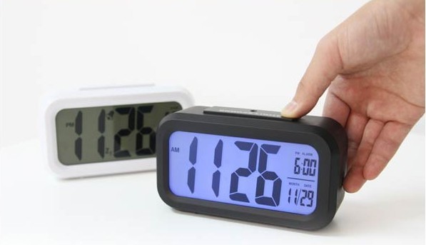 Temperature Version Smart Clock Noiseless Clock Electronic Clock Light Sense Alarm Clocks