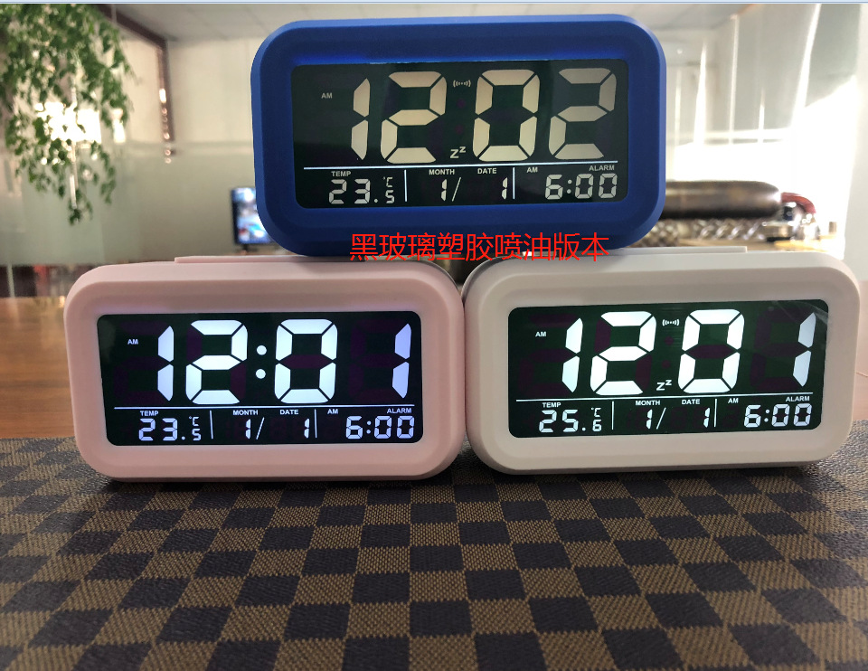 Temperature Version Smart Clock Noiseless Clock Electronic Clock Light Sense Alarm Clocks