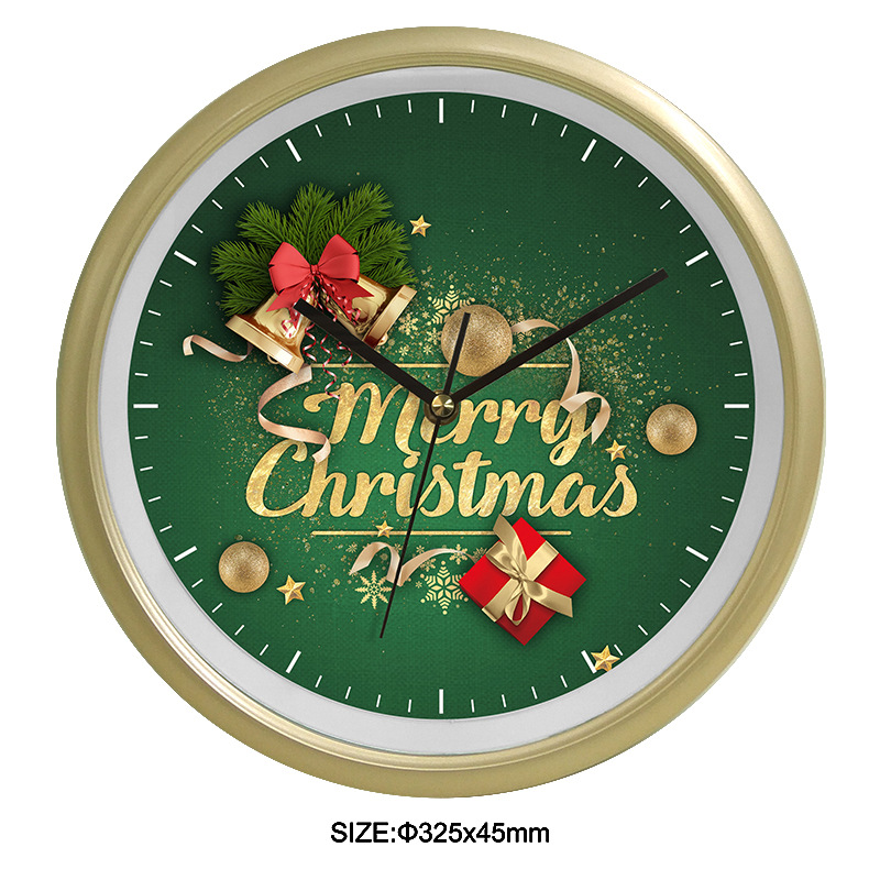 Clocks Trade Hot Wall Clock Christmas Creative Clocks Simple Cartoon Cute Mute Personality Quartz Clock Pocket Watch