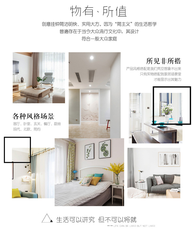 European Style Imitation Marbling Clock Amazon Hot Sale Clock Living Room Fashion Creative Clocks