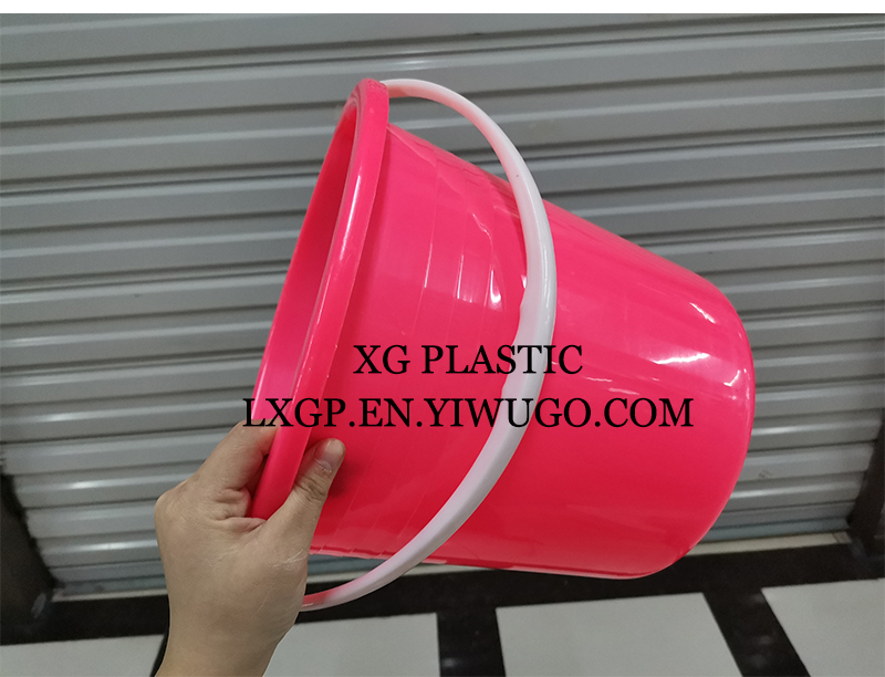 fashion bucket plastic bucket round water storage bucket blue green pink laundry bucket candy color bucket with handle fashion bucket plastic bucket round water storage bucket blue green pink laundry bucket candy color bucket with handle