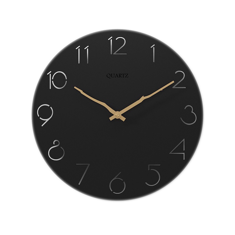 Clocks AliExpress Hot Sale Wooden Wall Clock Modern Creative Clocks round 30cm Simple Mute Fashion Wall Clock Wholesale