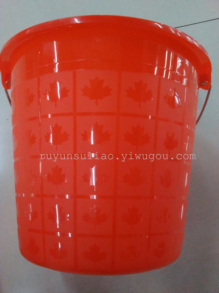 Wholesale Supply Plastic Bucket 07-08 Fan Leaf Bucket Bucket 9.9 Yuan Exclusive Sale