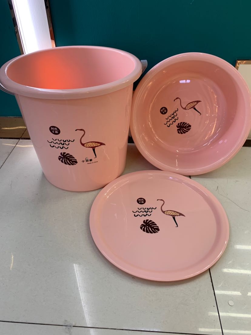 283 Student Barrel Washbasin Bucket Plastic Basin Plastic Bucket
