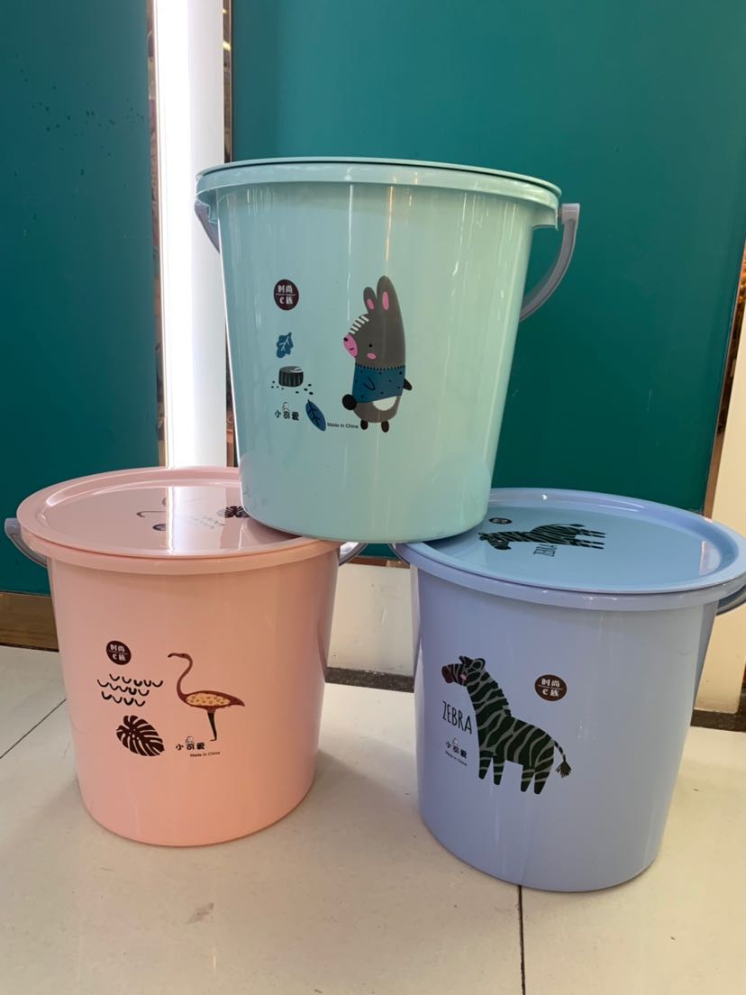 283 Student Barrel Washbasin Bucket Plastic Basin Plastic Bucket
