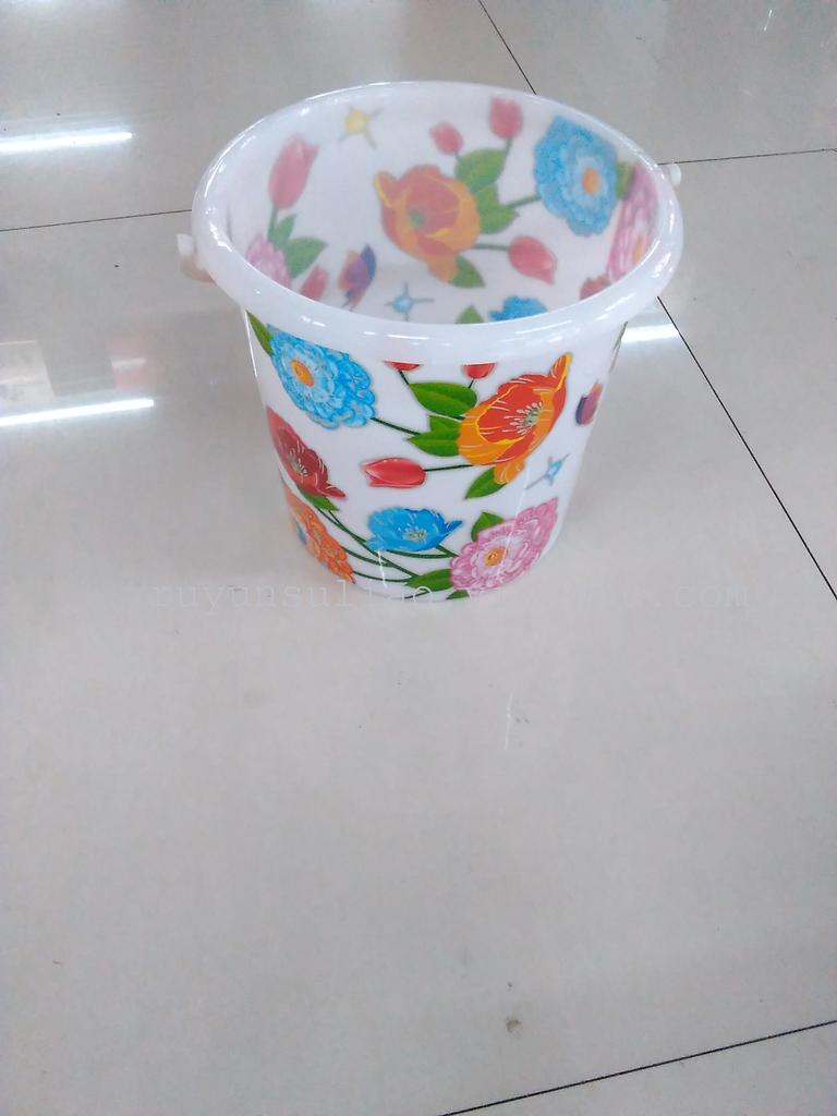 Wholesale Supply Plastic Bucket 2015 Fashion Printing Non-Broken Bucket