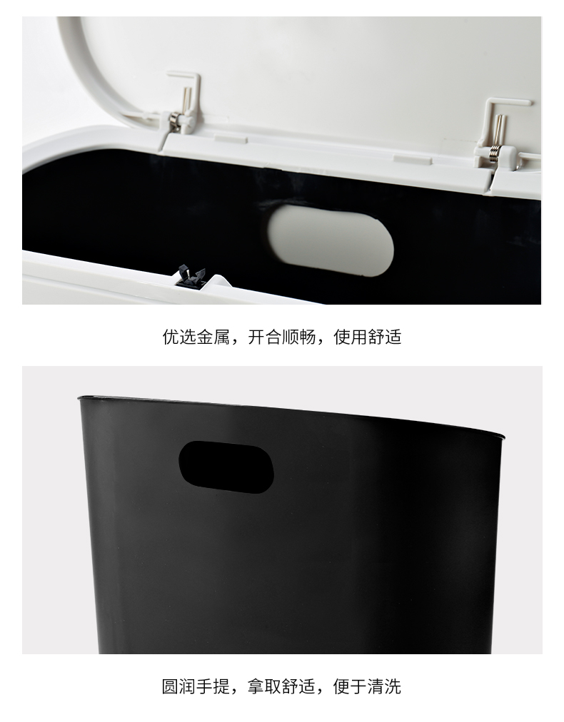 Factory Spot Oval Area Type Elastic Cover Trash Can Export Japanese Bathroom Quilted Plastic Bucket Factory Spot Oval Area Type Elastic Cover Trash Can Export Japanese Bathroom Quilted Plastic Bucket