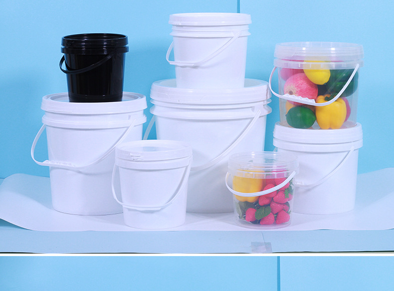 1-25l Sealed Food Grade Thick Portable Plastic Sealed Barrel round Sauce Paint Coating Packaging Plastic Bucket 1-25l Sealed Food Grade Thick Portable Plastic Sealed Barrel round Sauce Paint Coating Packaging Plastic Bucket