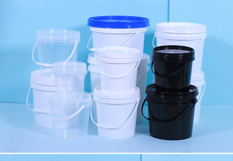 1-25l Sealed Food Grade Thick Portable Plastic Sealed Barrel round Sauce Paint Coating Packaging Plastic Bucket 1-25l Sealed Food Grade Thick Portable Plastic Sealed Barrel round Sauce Paint Coating Packaging Plastic Bucket