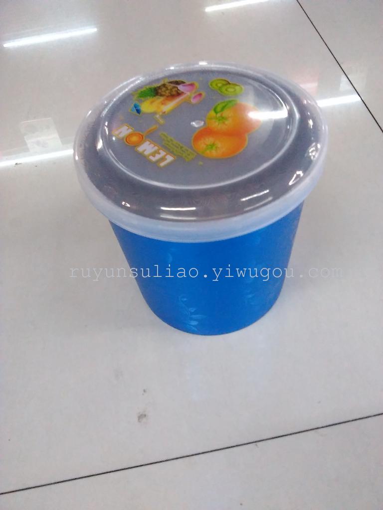 Wholesale Supply Plastic Bucket Small Printing Bucket Small Bucket Bucket with Lid