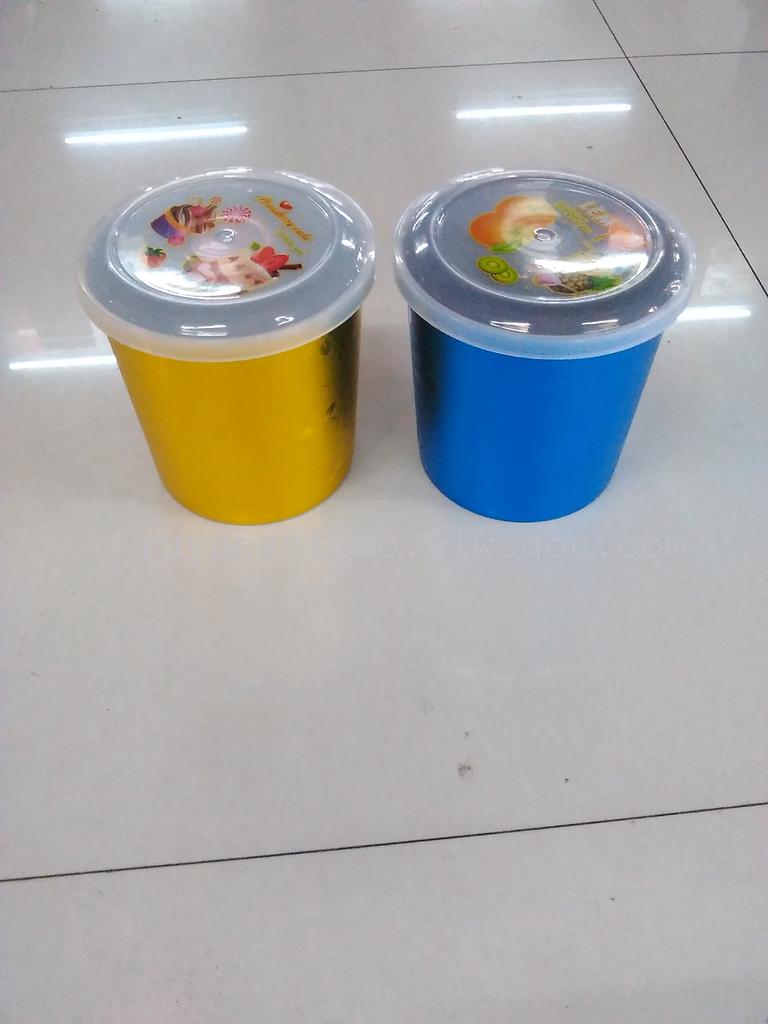 Wholesale Supply Plastic Bucket Small Printing Bucket Small Bucket Bucket with Lid
