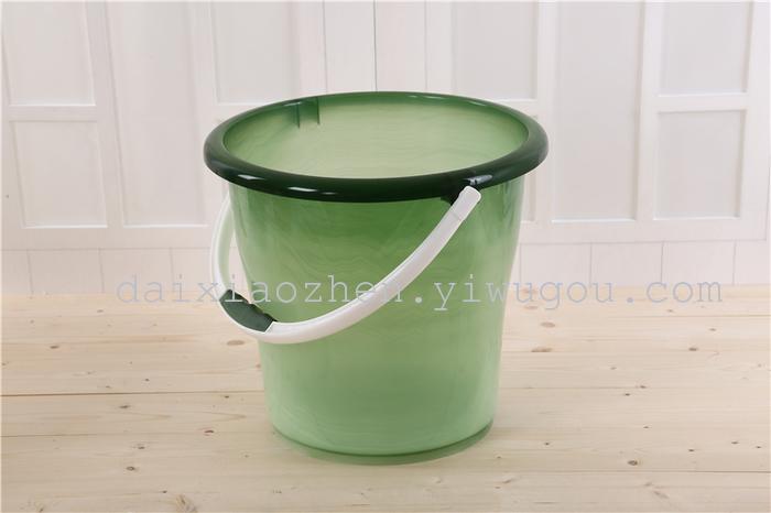 Plastic bucket high imitation jade bucket hand bucket with cover bucket.