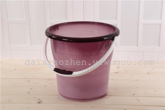 Plastic bucket high imitation jade bucket hand bucket with cover bucket.