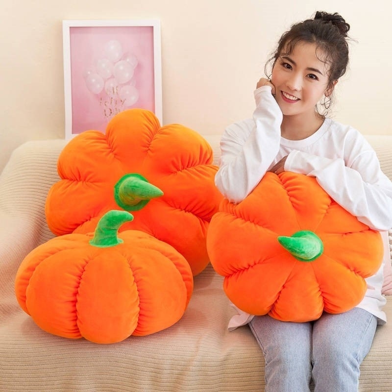 New Halloween Pumpkin Pillow Doll Plush Toys Super Soft Cushion Children&#039;s Ragdoll Doll Girls&#039; Gifts