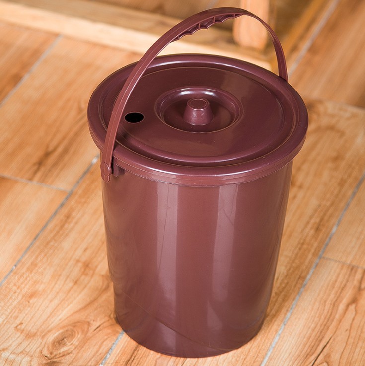Set Tea Ceremony Utensil Trash Can Plastic Bucket Tea Dust Tea Bucket Thickened Sundries Drain Bucket Waste Water Bucket