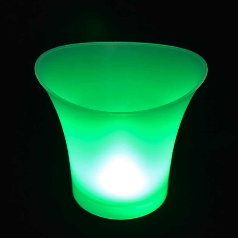 Bar KTV Special Luminous Ice Bucket Waterproof Frosted Plastic Bucket Colorful Drop-Resistant LED Ice Bucket Bar KTV Special Luminous Ice Bucket Waterproof Frosted Plastic Bucket Colorful Drop-Resistant LED Ice Bucket