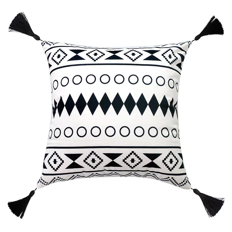 Nordic Bohemian Ethnic Cushion Living Room Simple Ins Sofa Bay Window Bedside Decorations Bed &amp; Breakfast Cushion