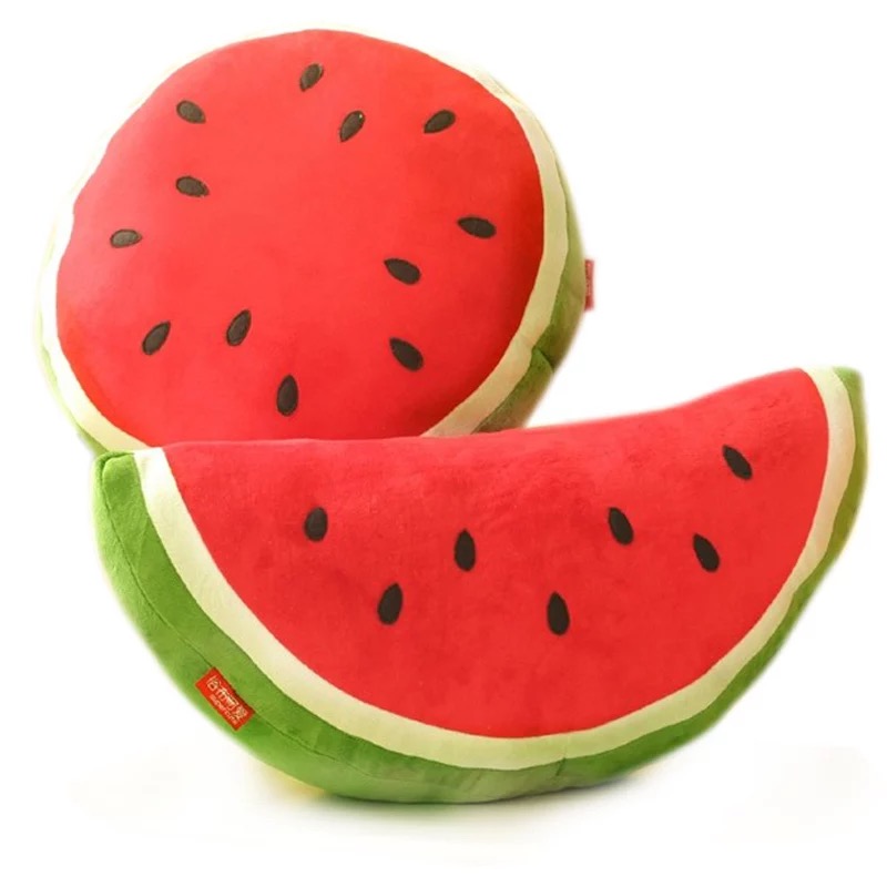 Creative plush toy doll triangle pillow cushion cushion watermelon fruit