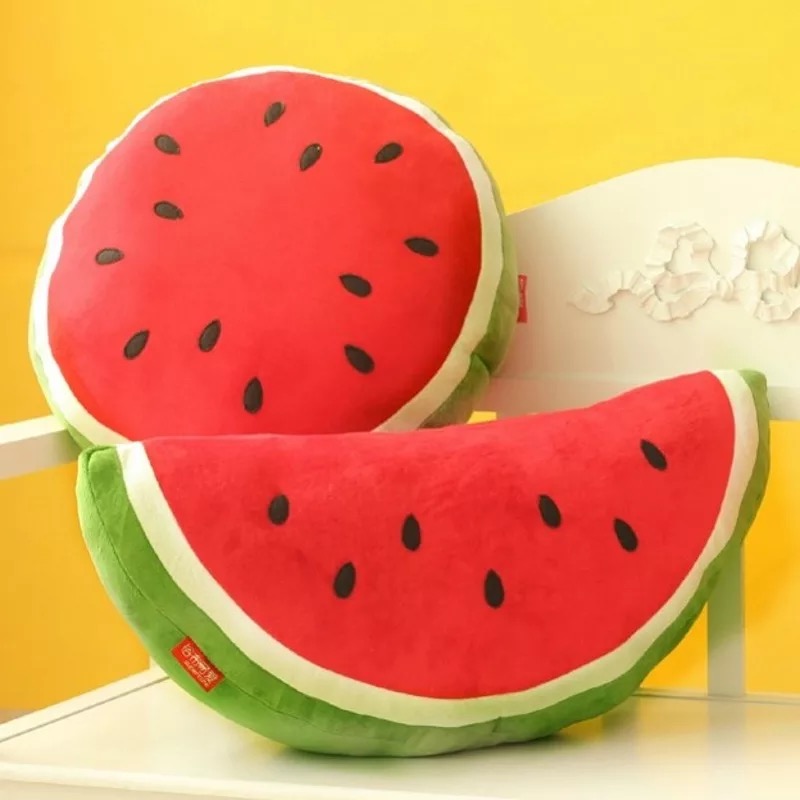 Creative plush toy doll triangle pillow cushion cushion watermelon fruit