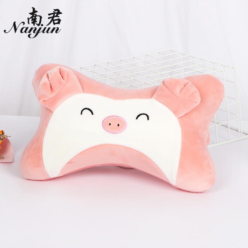 Three-Piece Cartoon Pillow Cover Pillow Simple and Comfortable Office Cushion Car Pillow Cover Three-Piece Cartoon Pillow Cover Pillow Simple and Comfortable Office Cushion Car Pillow Cover