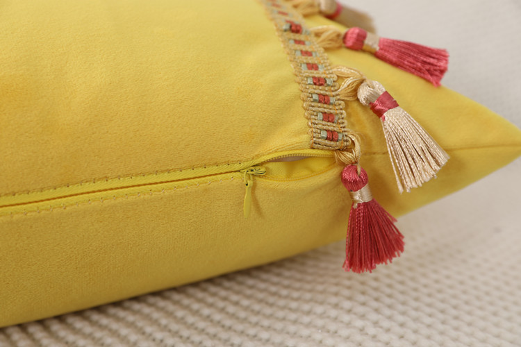 Modern Minimalist Chinese Style Pillow Ins Cross-Border Velvet Pendant Pillow Cover Couch Pillow Pillow Cushion Cover