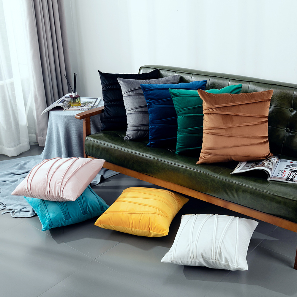 Nordic Style Velvet Rope Pillow Cover Sofa Car Back Cushion Covers Soft and Comfortable Pillow Cover Amazon Delivery