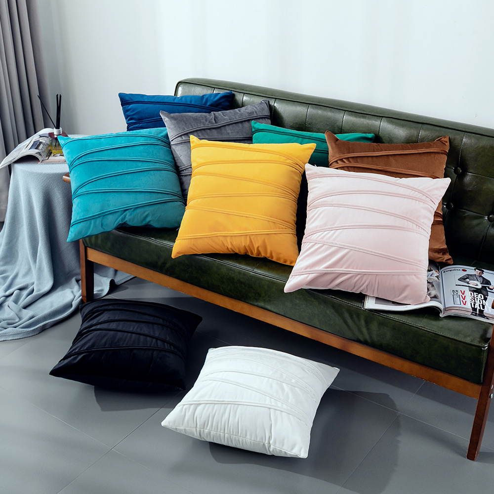 Nordic Style Velvet Rope Pillow Cover Sofa Car Back Cushion Covers Soft and Comfortable Pillow Cover Amazon Delivery