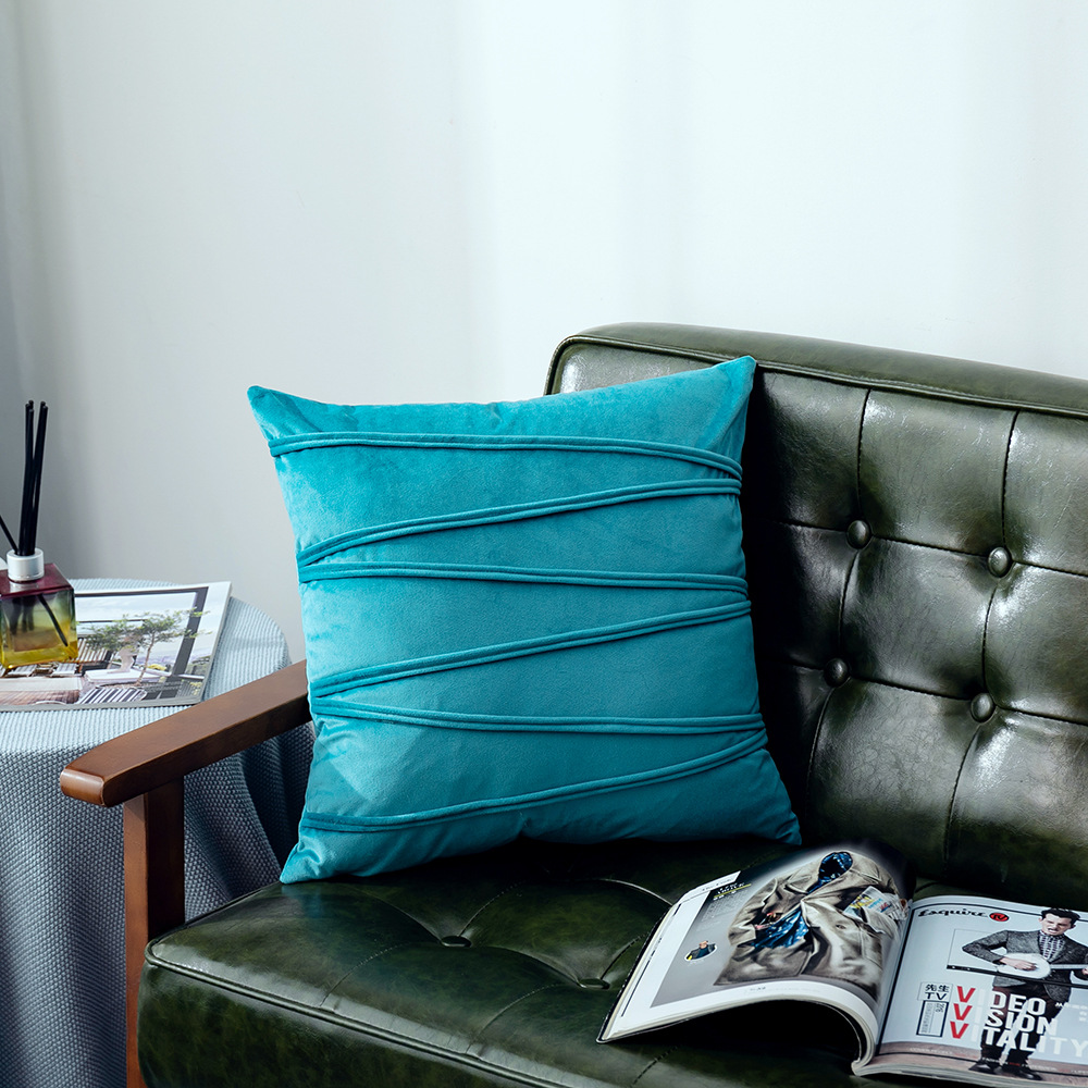 Nordic Style Velvet Rope Pillow Cover Sofa Car Back Cushion Covers Soft and Comfortable Pillow Cover Amazon Delivery
