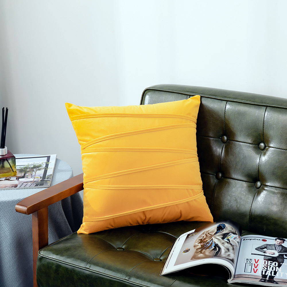 Nordic Style Velvet Rope Pillow Cover Sofa Car Back Cushion Covers Soft and Comfortable Pillow Cover Amazon Delivery