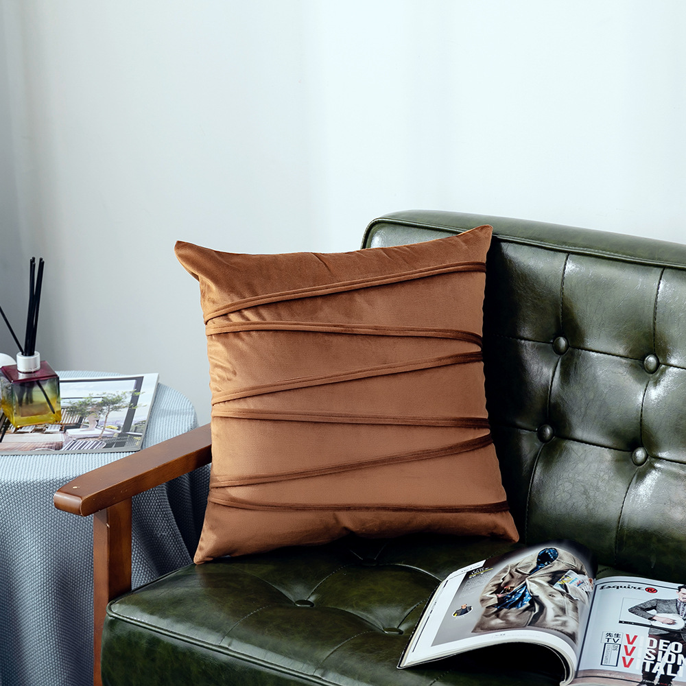 Nordic Style Velvet Rope Pillow Cover Sofa Car Back Cushion Covers Soft and Comfortable Pillow Cover Amazon Delivery