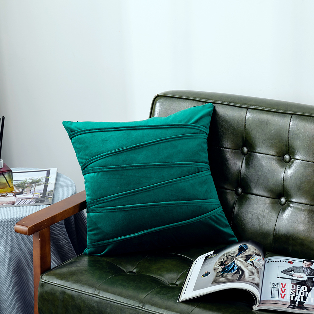 Nordic Style Velvet Rope Pillow Cover Sofa Car Back Cushion Covers Soft and Comfortable Pillow Cover Amazon Delivery