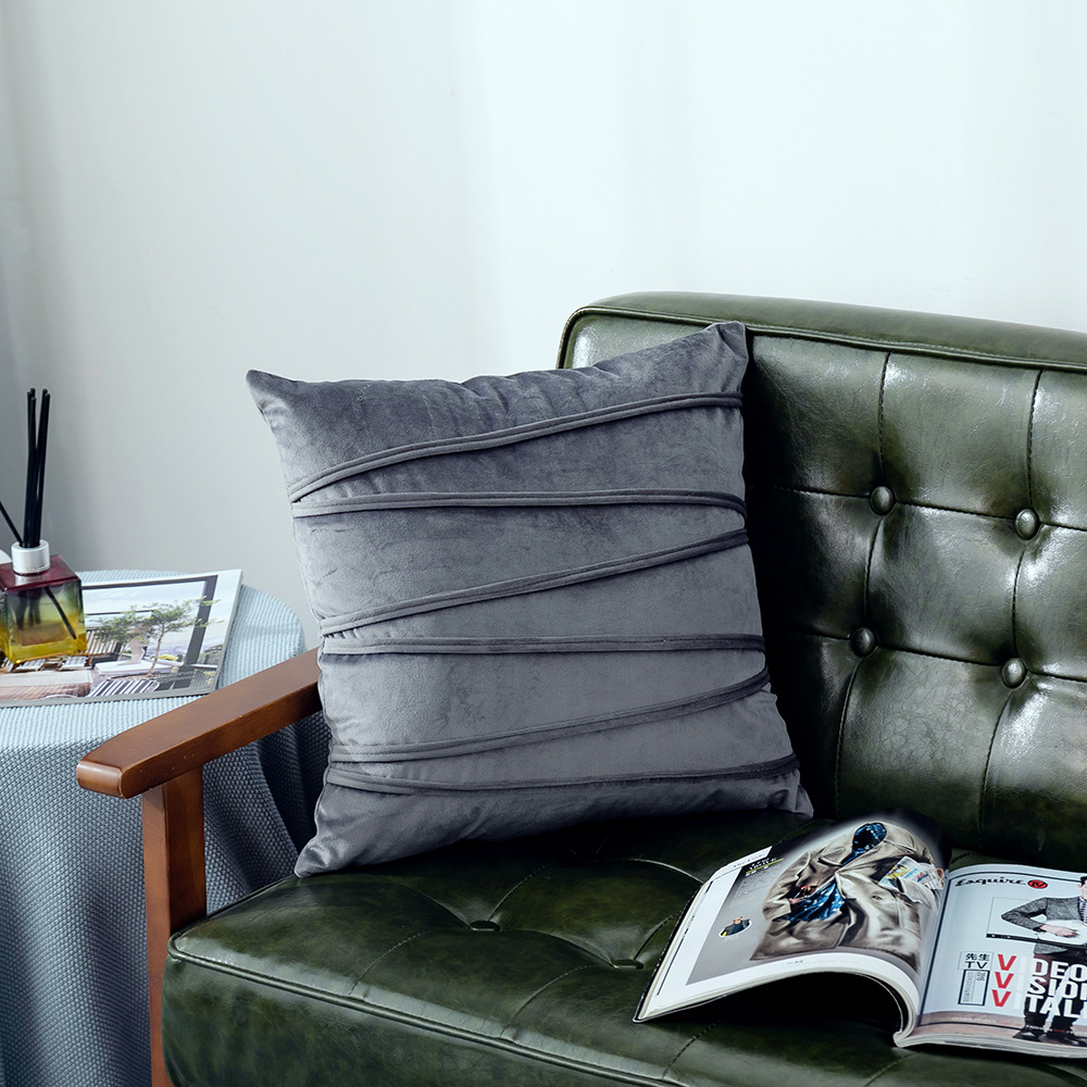 Nordic Style Velvet Rope Pillow Cover Sofa Car Back Cushion Covers Soft and Comfortable Pillow Cover Amazon Delivery