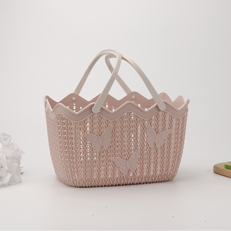 Xinhong Plastic Portable Laundry Basket Basket for Dirty Laundry Household Toy Storage Basket Laundry Basket Xinhong Plastic Portable Laundry Basket Basket for Dirty Laundry Household Toy Storage Basket Laundry Basket