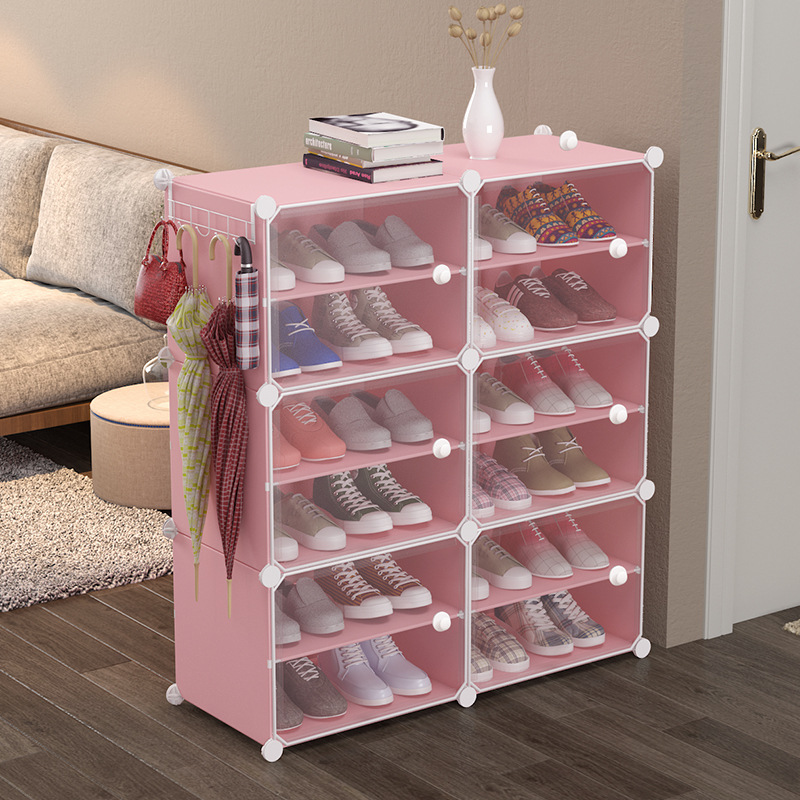 Yiwu Shoe Cabinet Home Doorway Entrance Cabinet Balcony Locker Plastic Economical Large Capacity Simple Modern Shoe Rack