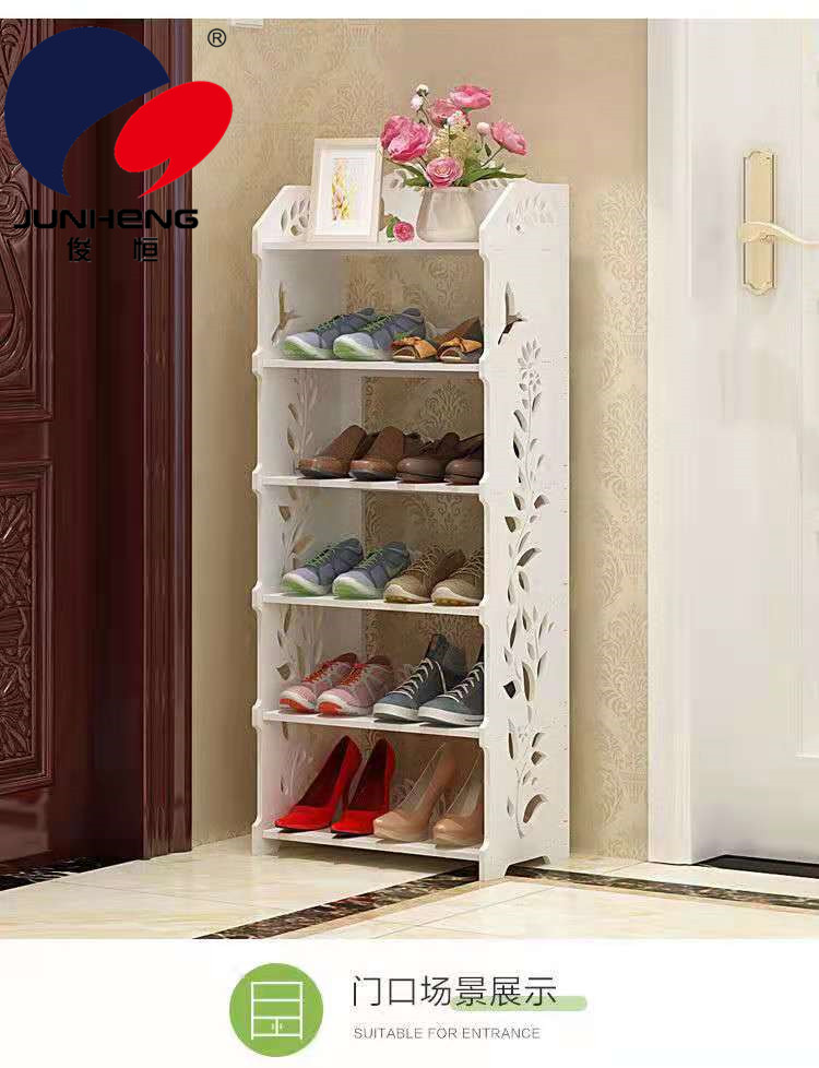 Modern Simple Storage Shoe Cabinet Home Indoor Simple Multi-Layer Large Capacity Economical Narrow Door Shoe Rack