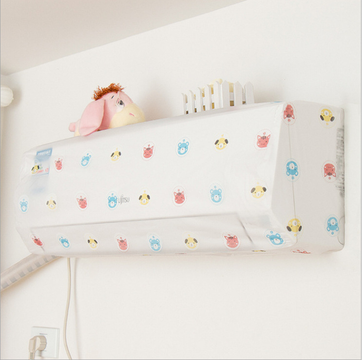 PEVA Air Conditioner Cover Air-Conditioner Hanging Machine Full Covered Slipcover Cartoon Air Conditioning Dust Cover PEVA Air Conditioner Cover Air-Conditioner Hanging Machine Full Covered Slipcover Cartoon Air Conditioning Dust Cover