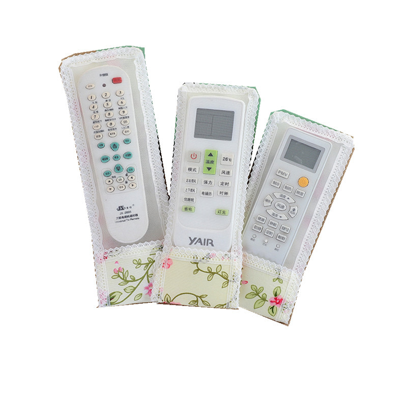 Gift Remote Control Cover Bear Fabric Remote Control Cover Bow Protective Cover TV Air Air Conditioner Cover