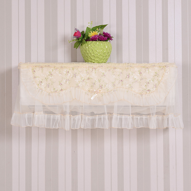 Air Conditioner Cover  All-Inclusive Air Conditioner Cover Lace Air Conditioning Dust Cover One Piece Dropshipping