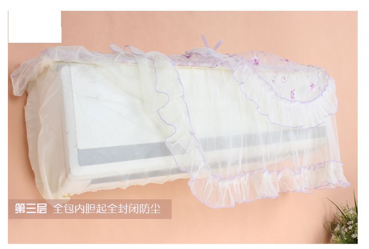 Air Conditioner Cover  All-Inclusive Air Conditioner Cover Lace Air Conditioning Dust Cover One Piece Dropshipping