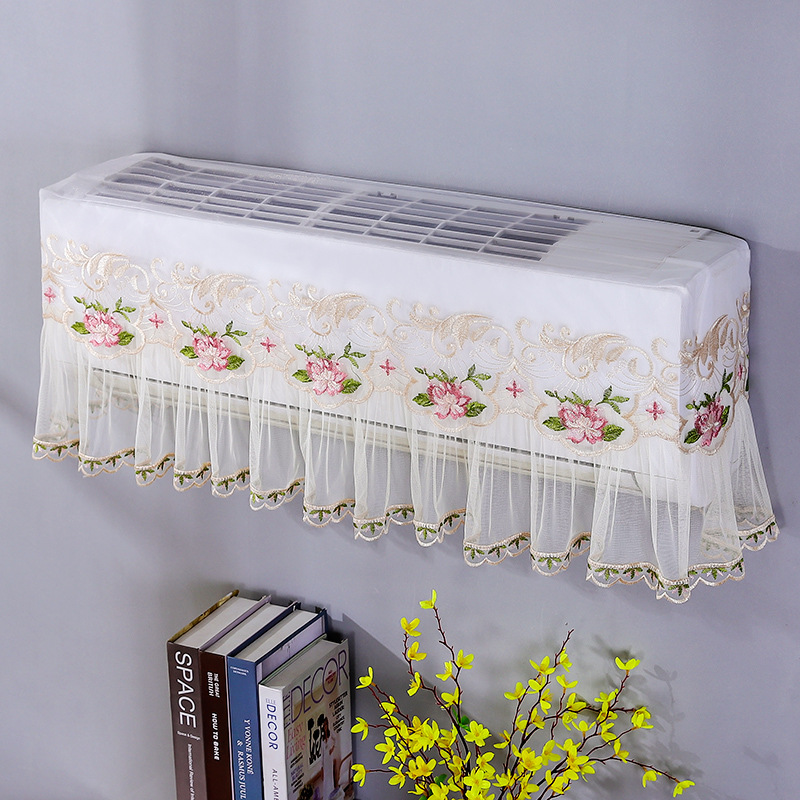 Air Conditioner Cover  All-Inclusive Air Conditioner Cover Lace Air Conditioning Dust Cover One Piece Dropshipping