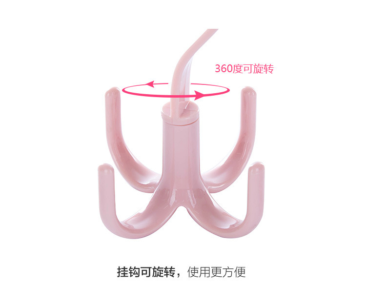 Rotatable 4 Claw Multi-Use Hanger Hook-Type Hanger Tie Scarf Scarf Coat Rack Plastic Hook Shoe Rack Rotatable 4 Claw Multi-Use Hanger Hook-Type Hanger Tie Scarf Scarf Coat Rack Plastic Hook Shoe Rack